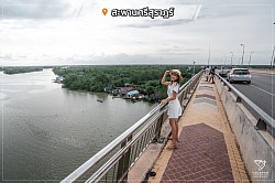 จุดชมวิว เช็คอิน สะพานศรีสุราษฎร์